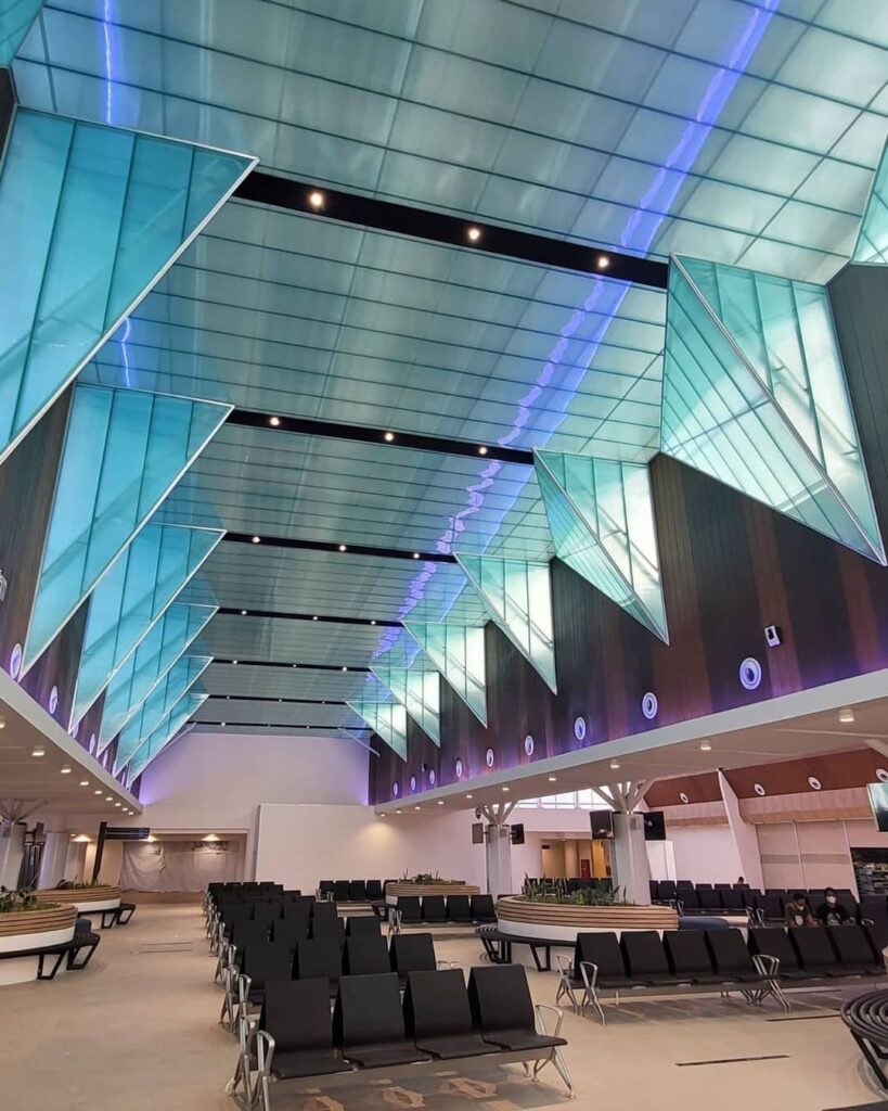Ruang Tunggu di Bandara Internasional Lombok (sumber: Instagram)