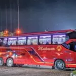 Informasi Tentang Bus Makmur (sumber: Instagram)