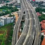 Tampak Tol Becakayu dari Atas (sumber: Instagram)